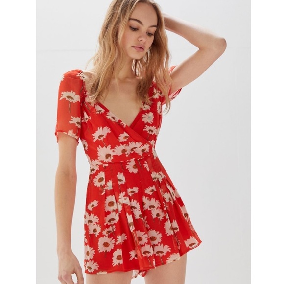 Urban Outfitters Pants - Urban outfitters lula floral romper NWT